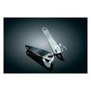 Front Fork Custom Tie-Down Brackets Chrome For 06-13 FLHX