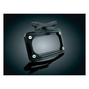 Curved License Plate Mount Gloss Black For 10-21 FLHX Excl. 10-12 & 15-20 FLHXSE