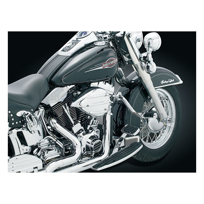 Adjustable Mustache Bar Chrome For 86-17 Softail NU