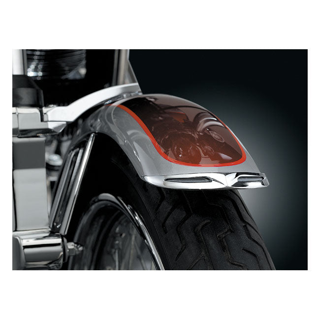 Front Fender Tip Narrow, Chrome