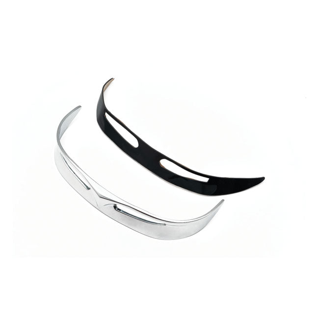 Fatboy Front Fender Tip Trailing Edge Chrome