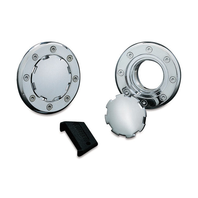 Flush Mount Gas Cap Chrome