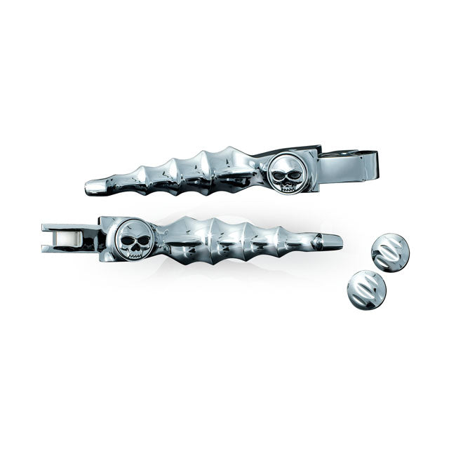 Zombie Levers Chrome For 96-14 Softail