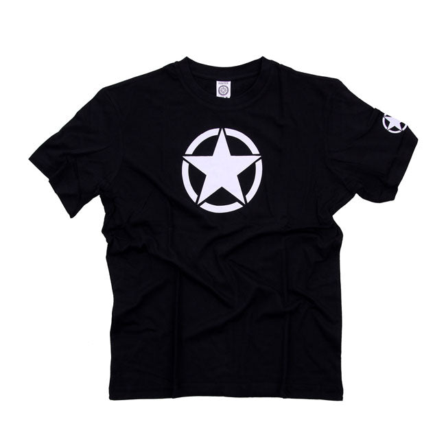 Fostex White Star T-Shirt Black