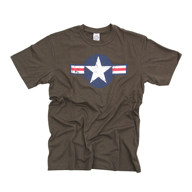 Air Force Star & Bars T-Shirt Green