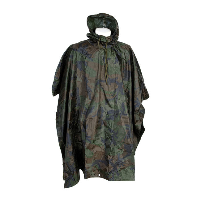 Fostex Poncho Woodland Camo