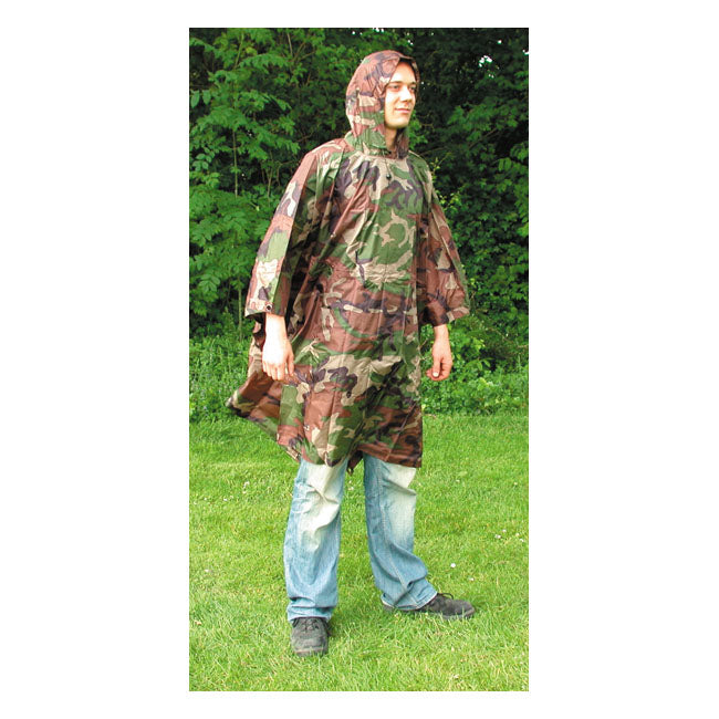 Fostex Poncho Woodland Camo