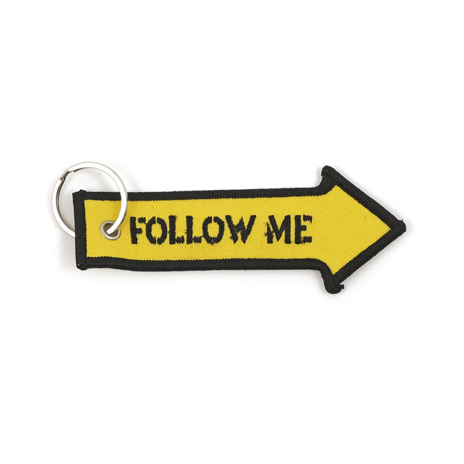 Follow Me Key Ring Yellow / Black