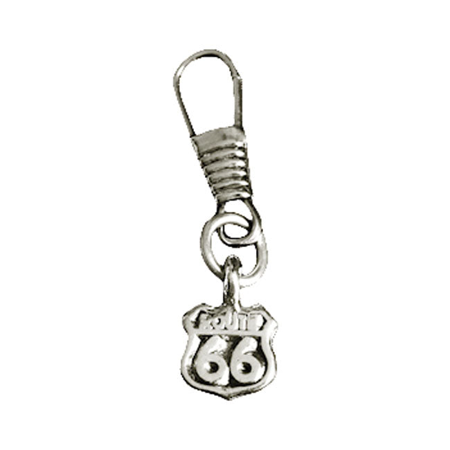 Route 66 Zipper Pull