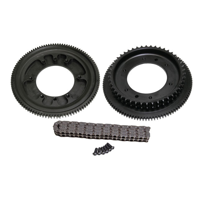 Sprocket And Ring Gear Set - 49 Tooth For 06-17 Dyna