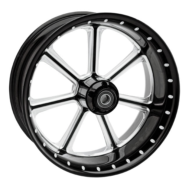 Diesel Front Wheel Forged Black Contrast Cut - 3.5 X 23 For 11-15 FXST Standard With ABS