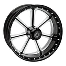 Diesel Front Wheel Forged Black Contrast Cut - 3.5 X 17 For 14-16 Street XG750. Non-ABS, Single Disc NU