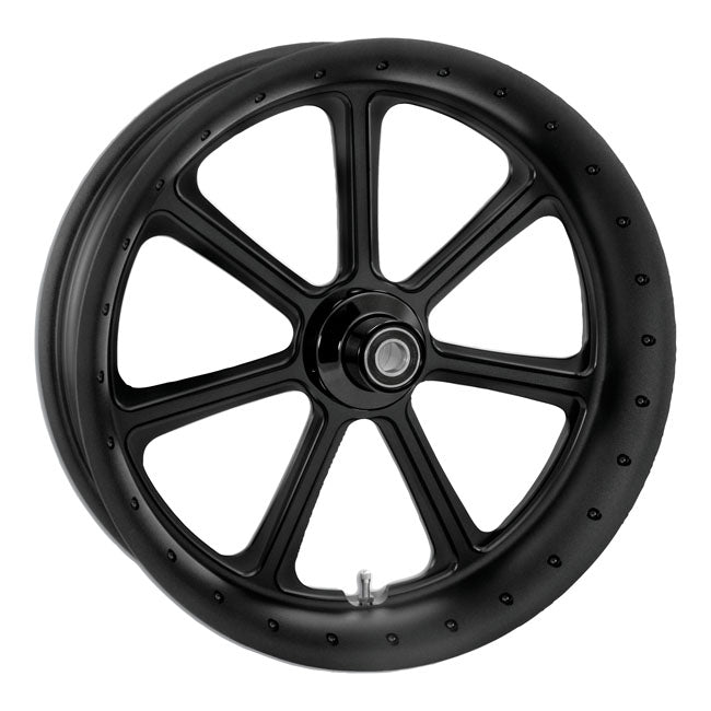 Diesel Front Wheel Forged Black Ops - 3.5 X 21 For 12-17 FXDWG With ABS, Single PM Disc
