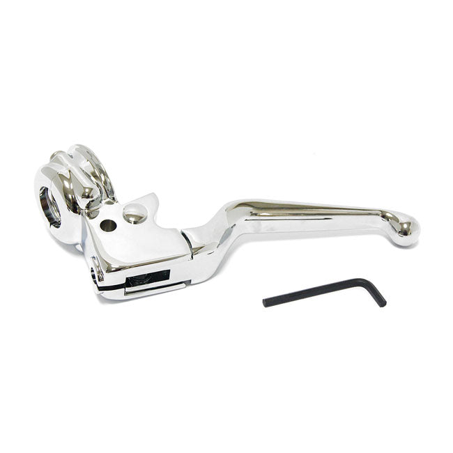 Clutch Lever Assembly Chrome For 08-14 Softail