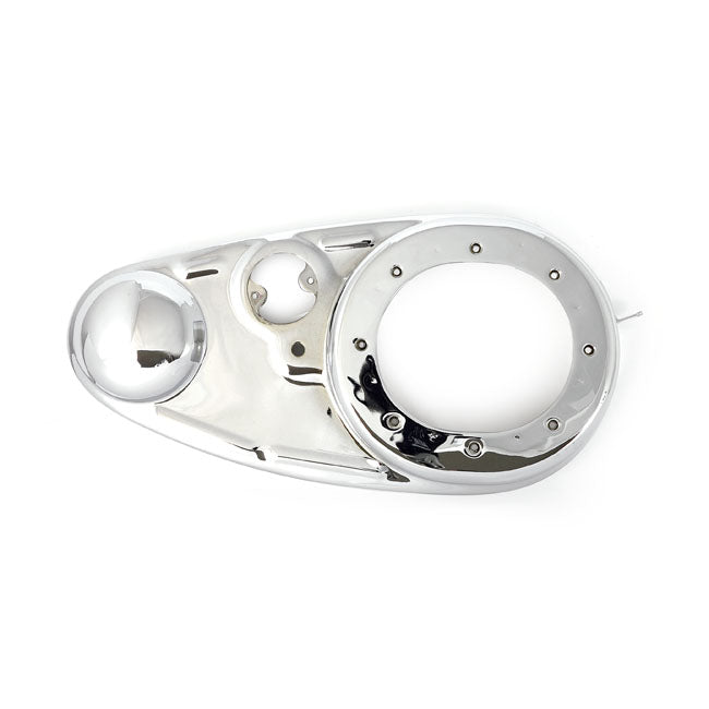 Outer Primary Cover Chrome For 32-73 45" SV NU Kickstart