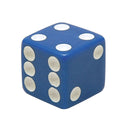 Valve Stem Caps Dice Blue
