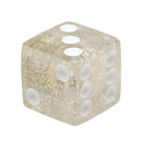 Valve Stem Caps Dice Clear Glitter