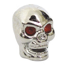 Valve Stem Caps Skull Chrome