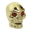 Valve Stem Caps Skull Gold