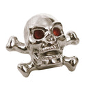 Valve Stem Caps Skull Head Chrome