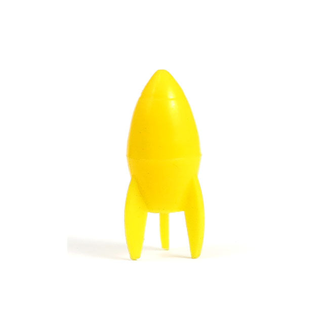 Valve Stem Caps Presta Rocket Yellow
