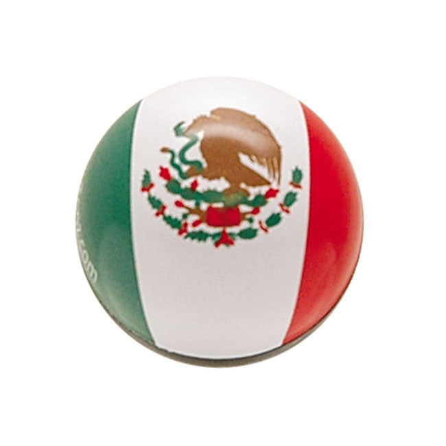 Valve Stem Caps Mexico Flag