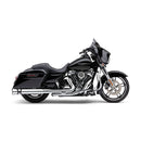 Independant Dual Head Pipes With Power Port Chrome For 17-22 Touring