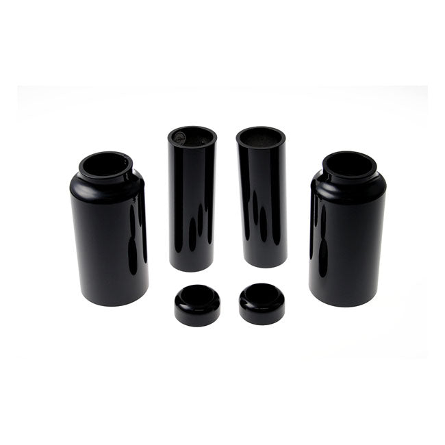 6 Pieces Fork Tube Cover Kit Gloss Black Inc Hardwares For 13-17 FXSB Breakout NU