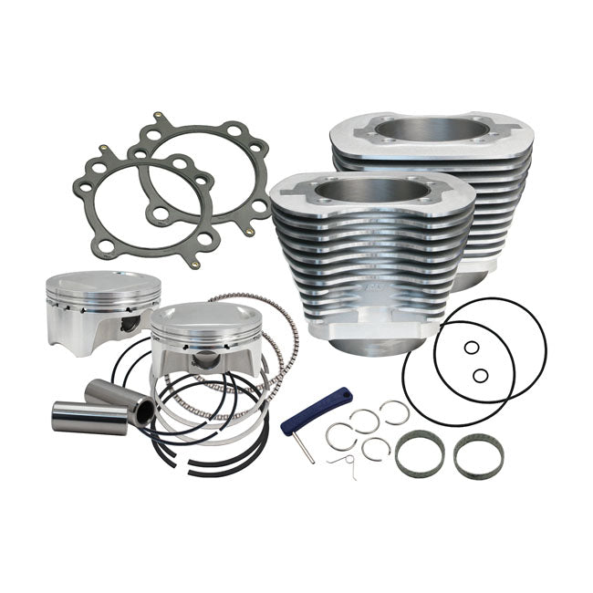 96"/103" To 110" Conversion Cylinder & Piston Kit Silver