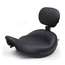 Super Touring Solo Seat, With Rider Backrest For 97-07 FLHR