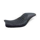 Tripper Fastback 2-Up One-Piece Seat 10 & 6 Inch  Black For 06-17 Dyna (Excl. 14-17 Fat Bob) (NU)