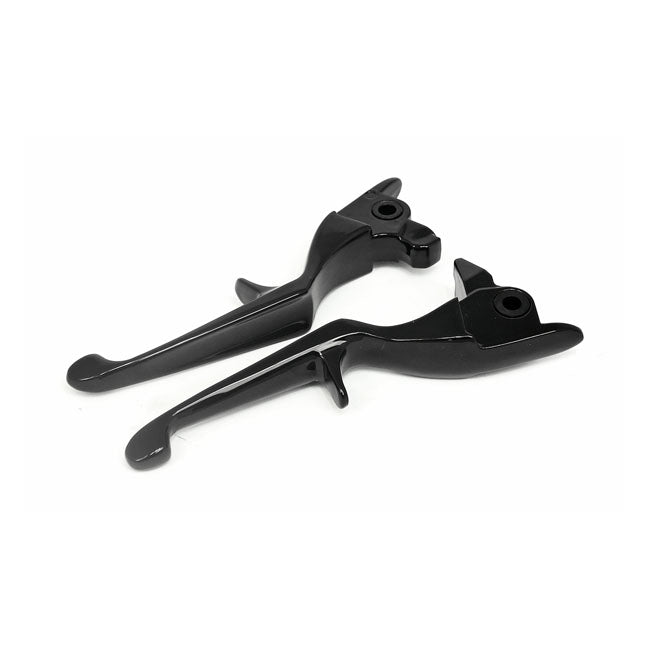Trigger Levers Gloss Black For 17-20 Touring