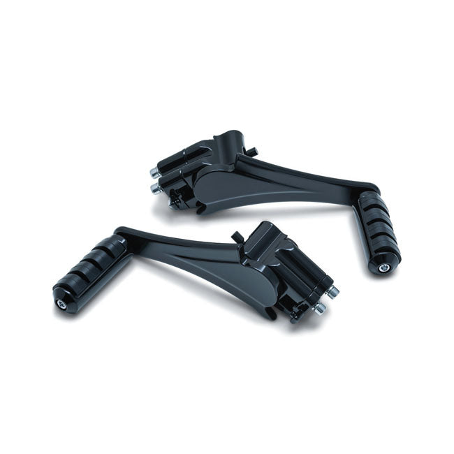 Adjustable Touring Passenger Pegs Black