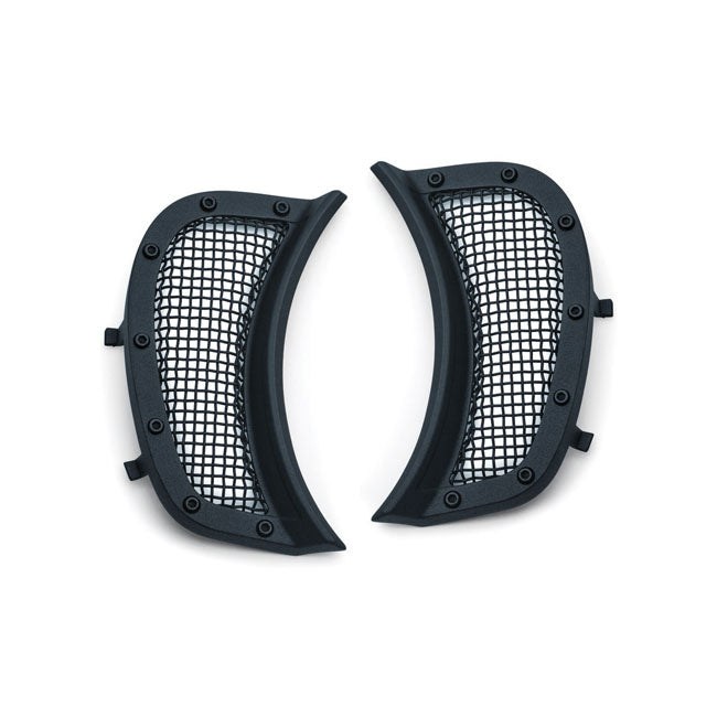 Mesh Headlamp Vent Accents Satin Black