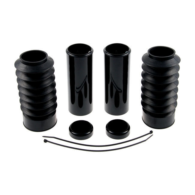 6 Pieces Fork Tube Cover Kit Gloss Black For 16-21 XL1200X Forty Eight