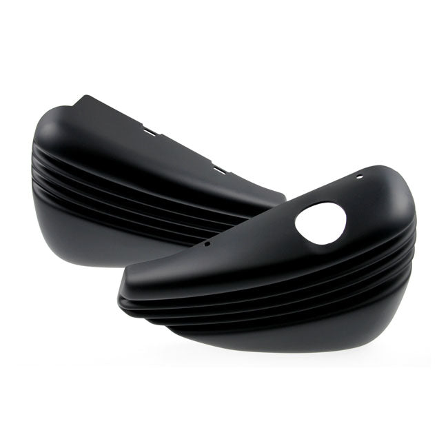 Bobber Side Cover Set Matt Black For 14-21 XL