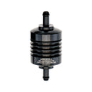 Mini Fuel Filter Black Anodized - 8 MM