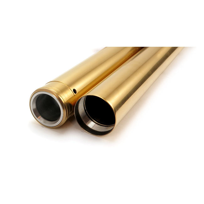 Titanium Nitride Coating 49 MM Fork Tubes Gold - 25-1/2 Inch OAL