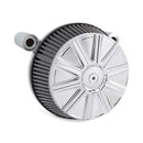 Stage 1 Big Sucker Air Cleaner Kit 10-Gauge Chrome For 16-17 Softail