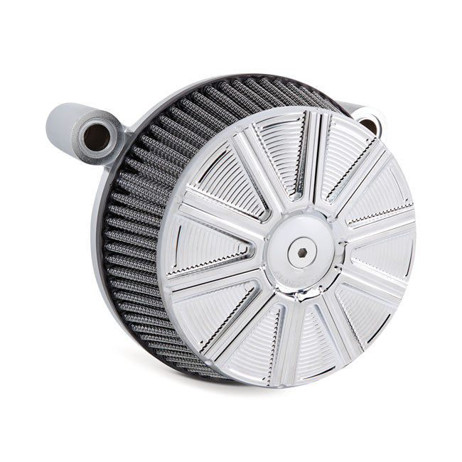 Stage 1 Big Sucker Air Cleaner Kit 10-Gauge Chrome For 16-17 Softail