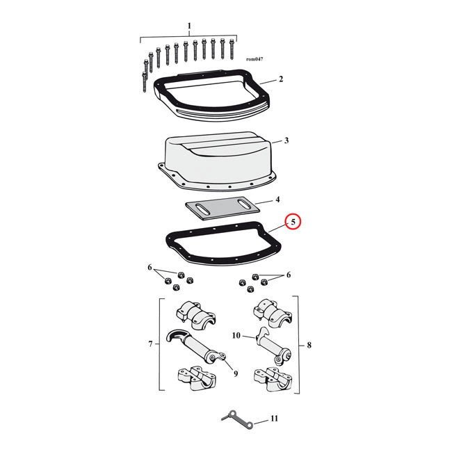 Rocker Cover .031 Inch Gaskets For 48-65 Panhead NU