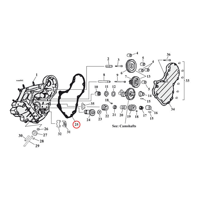 Cam Cover AFM Gasket .060 Inch For 41-69 B.T. NU