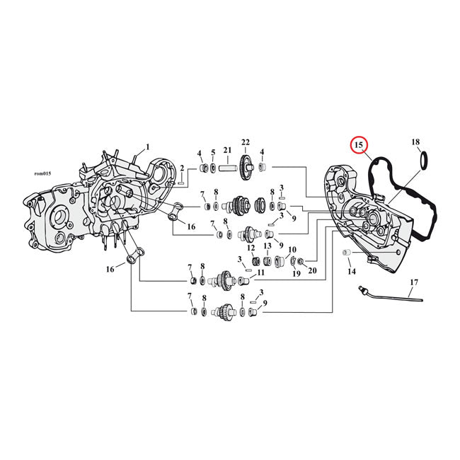 Gaskets Cam Cover For 82-85 XL, XR 1000 NU