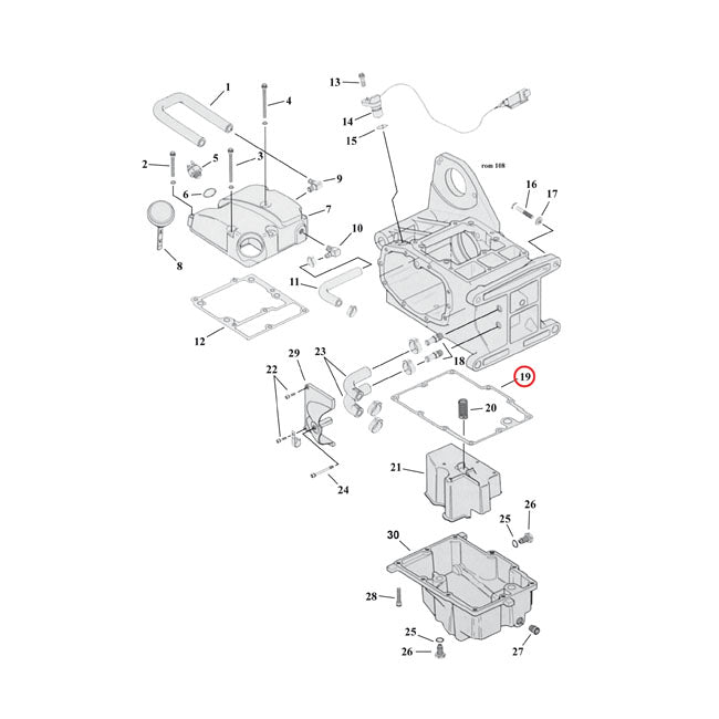 Transmission Oil Pan Gaskets Paper For 99-17 Dyna