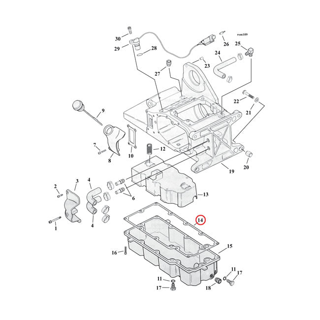 Transmission Oil Pan Gaskets Paper For 99-16 FLT / Touring NU