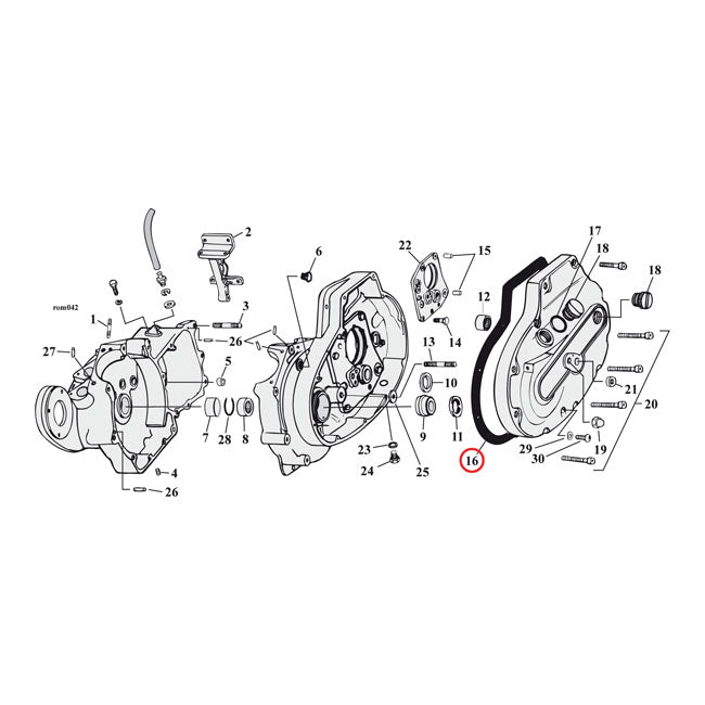 Gaskets Primary Cover For 77-90 XL NU