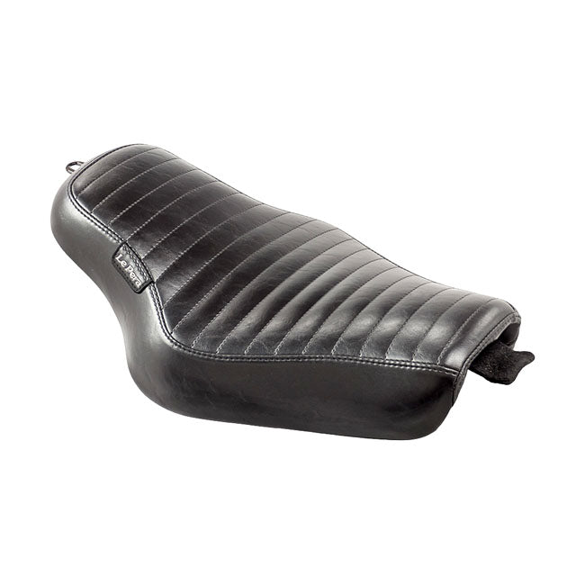 Streaker Solo Seat Black Pleated For 04-21 XL With 3.3 & 4.5 Gallon Tanks (Excl. 07-09 XL)