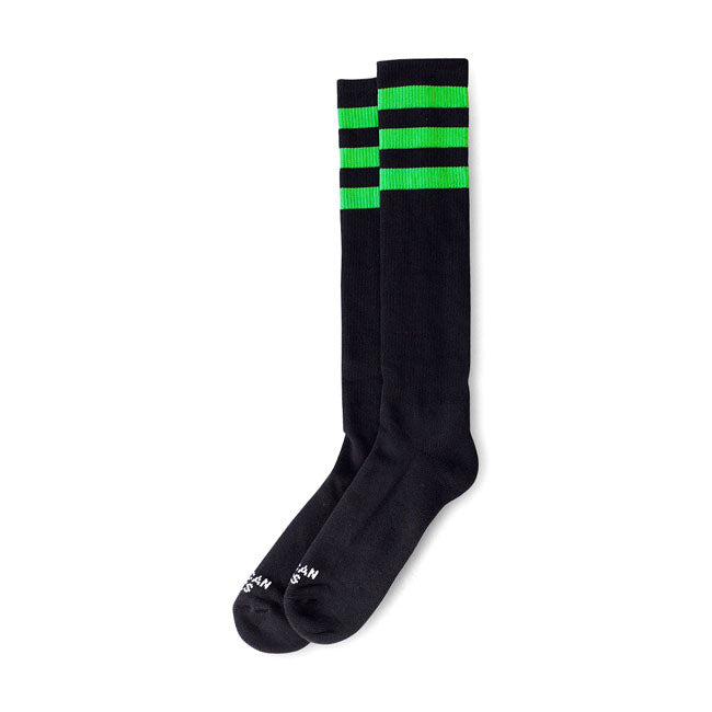 Knee High Ghostbusters Socks Triple Green Striped