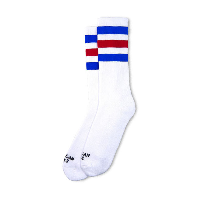 Mid High American Pride II Socks Blue / Red / Blue Str