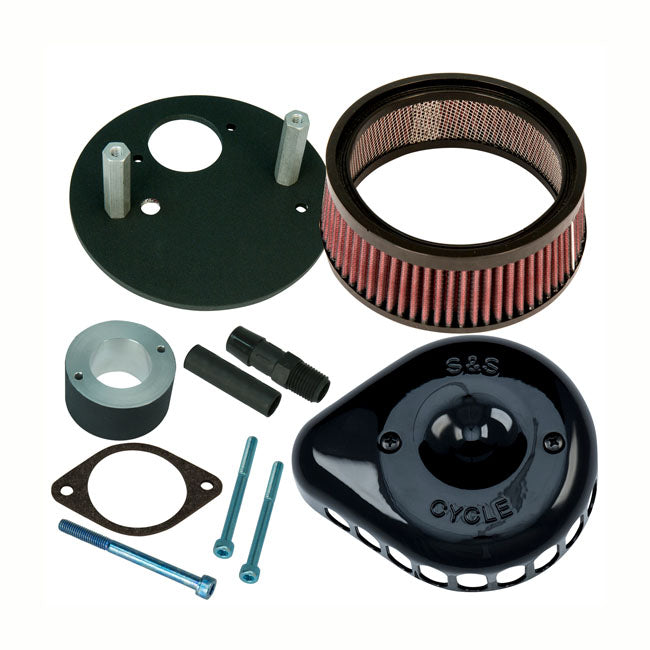 Mini Teardrop Stealth Air Cleaner Kit Gloss Black For 15-20 XG750/500 Street NU